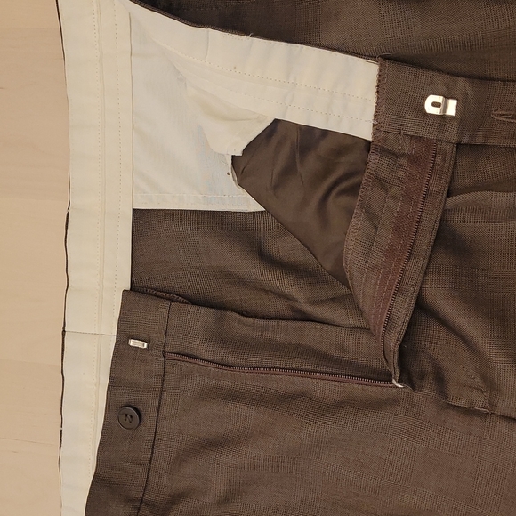 EUC Vintage CARLOORESTES Brown Light Plaid Patterned Suit Made in Slovak… - Picture 16 of 17